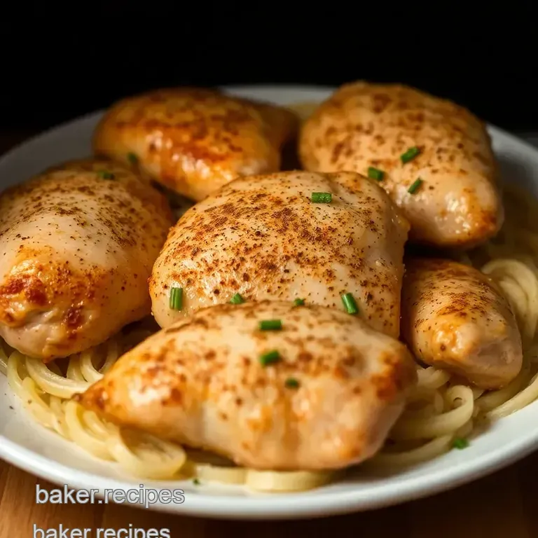 Herb-Glazed Air Fryer Boneless Skinless Chicken Breast presentation