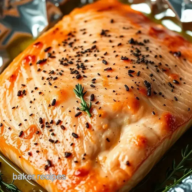 Herb-Infused Oven Baked Salmon in Foil