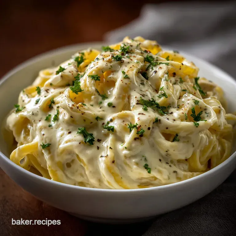 Healthy High Protein Alfredo With Cottage