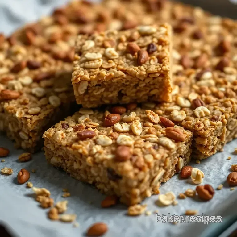 Homemade Granola Bars: Nutty Chewy and Irresistibly Delicious! presentation