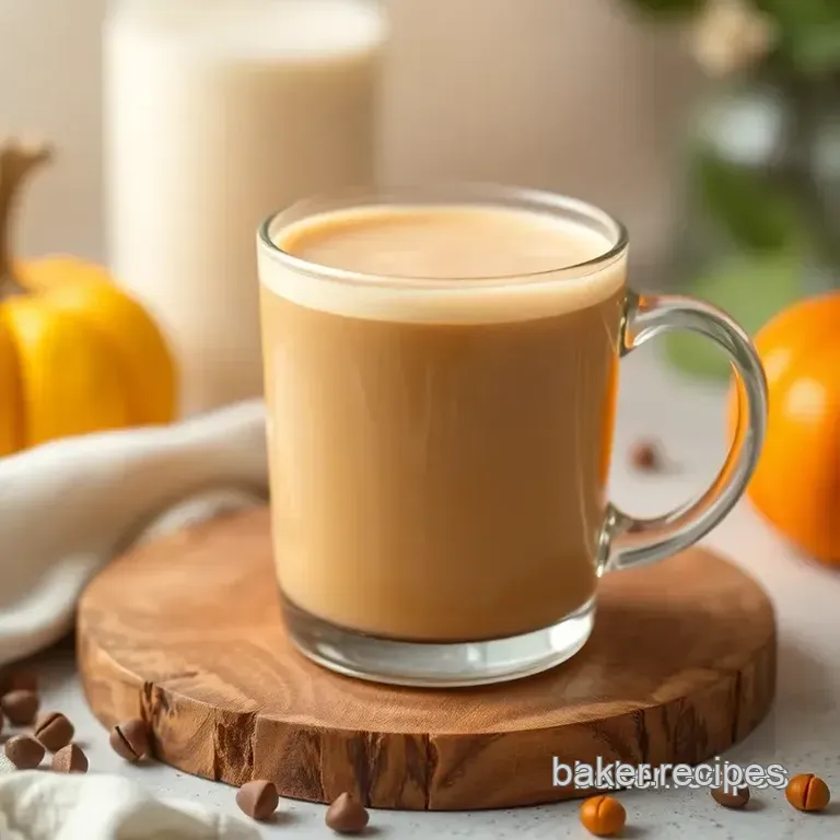 Spiced Pumpkin Coffee Creamer presentation