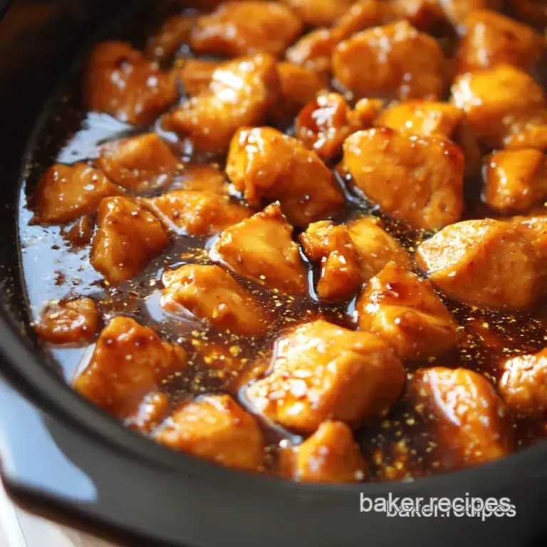 Honey Garlic Chicken Crock Pot: Set It & Forget It Flavor Bomb presentation