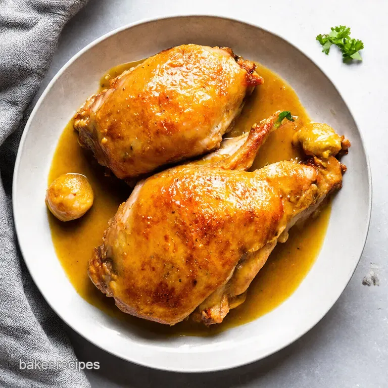 Honey-Mustard Glazed Baked Chicken Breast