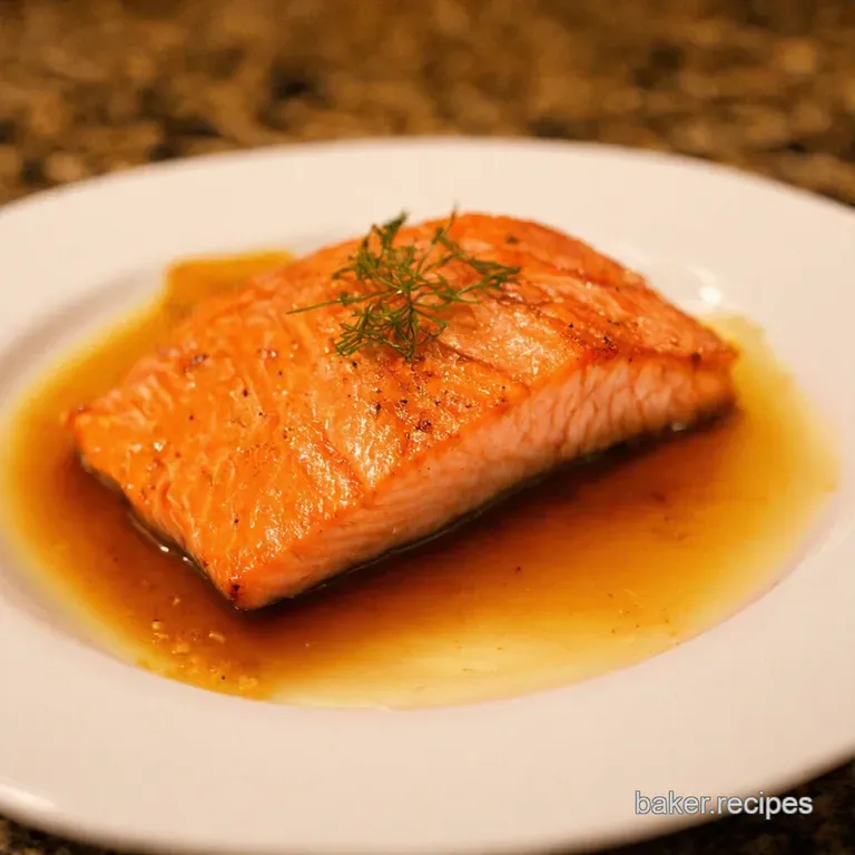 Honeygarlic Glazed Salmon a Weeknight Winner presentation
