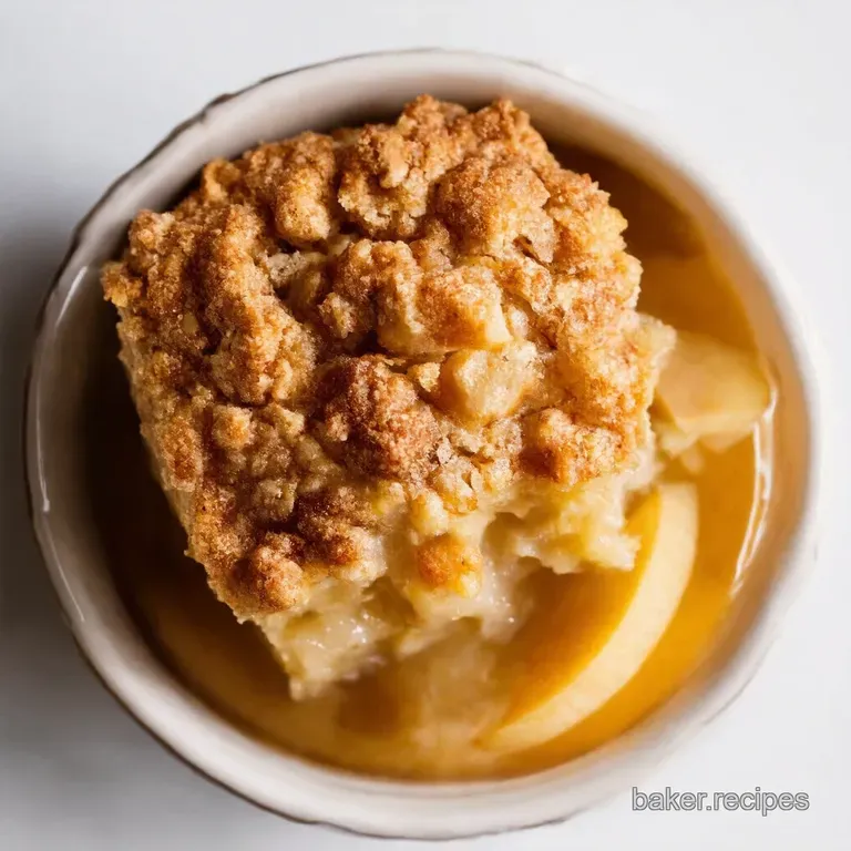 HoneyGlazed Apple Walnut Crumble with Cardamom Spice