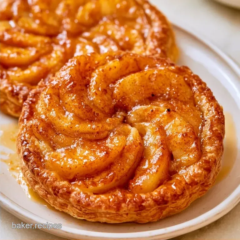 Individual Apple Tarts with Puff Pastry