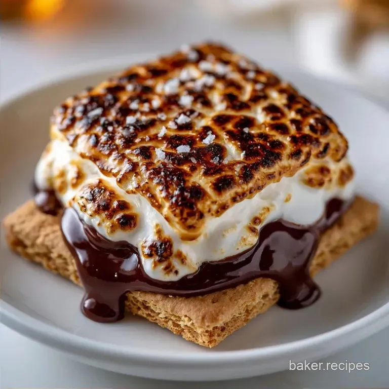 Indoor Smores Recipe with Dark Chocolate