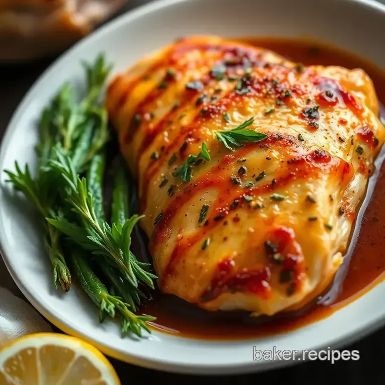 Juicy & Flavor-Packed Marinated Chicken Breast presentation
