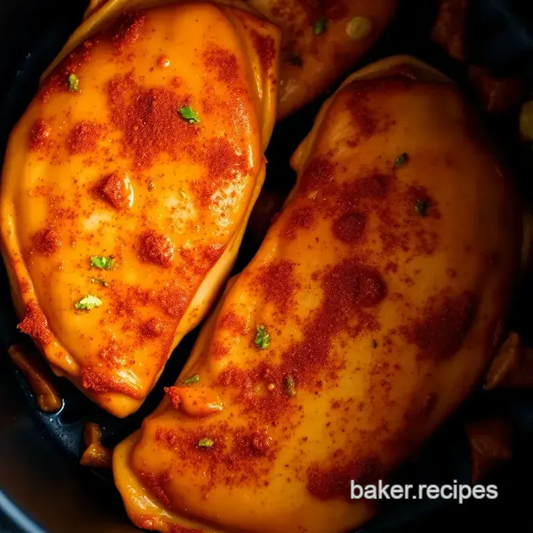 Juicy & Golden Air Fryer Chicken Breast presentation