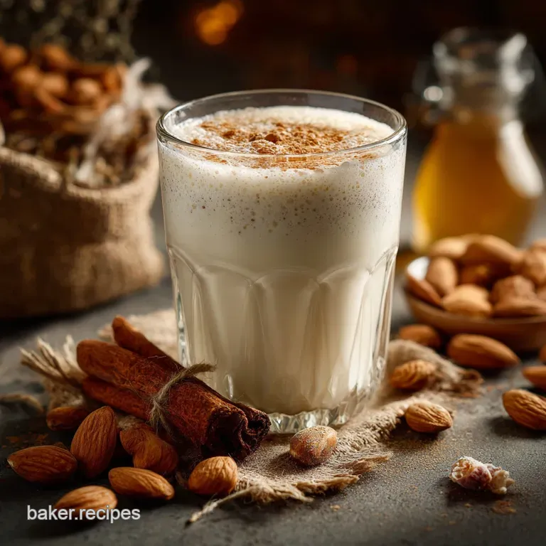 Keto Vanilla Almond Milk Horchata Silky Smooth Dairyfree Elixir presentation