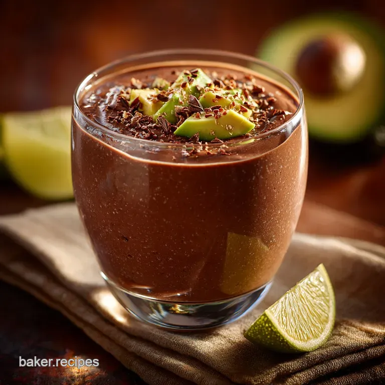Keto Chocolate Avocado Shake the Decadent 5Minute Velvet Rope Smoothie presentation
