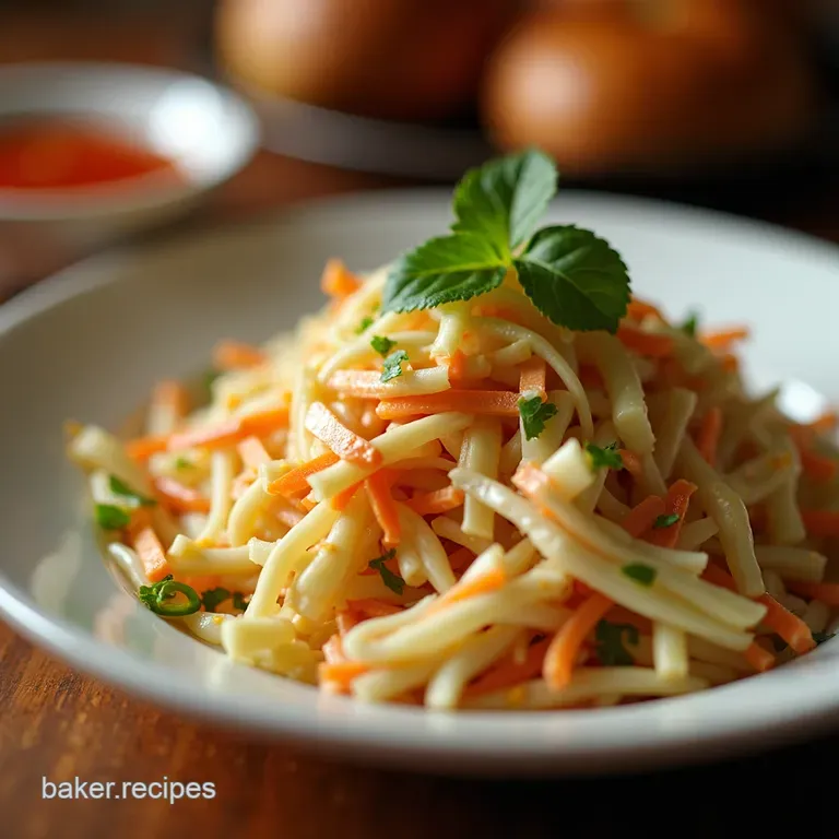 Kickin Classic Coleslaw presentation