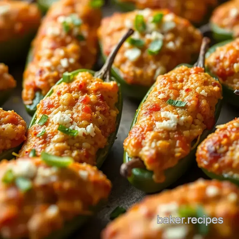 Kickin Jalape&ntilde;o Poppers presentation