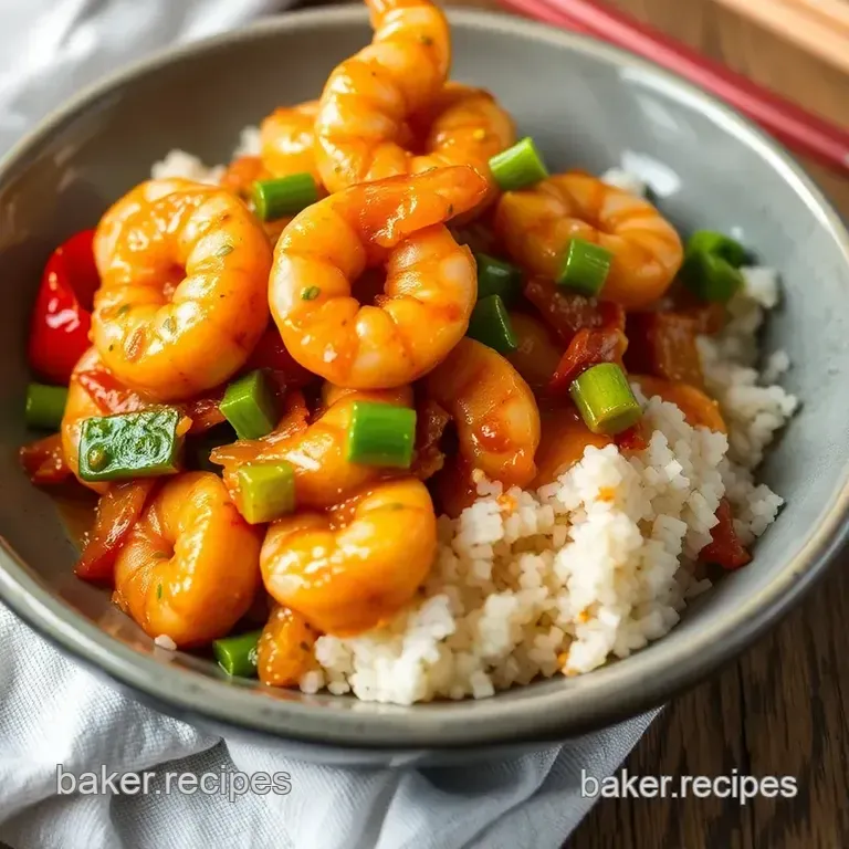 Kung Pao Shrimp: a Fiery Wok-Kissed Delight presentation