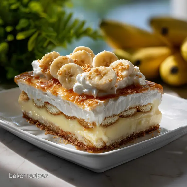 The Best Layered Banana Pudding Trifle presentation
