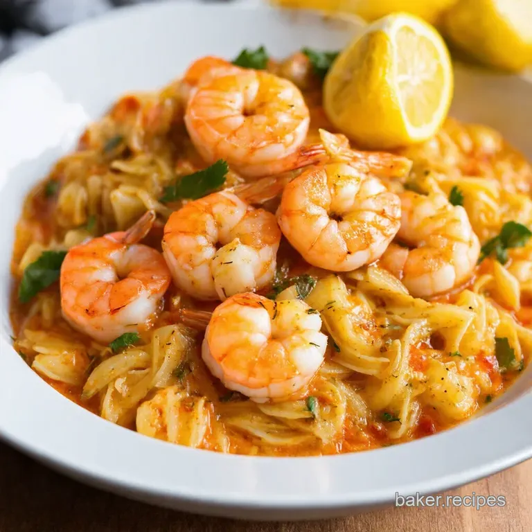 Lemon Garlic Shrimp Scampi Ready in Under 20 presentation