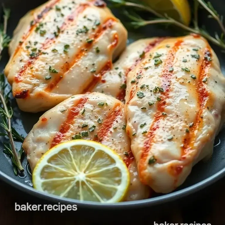 Lemon Herb Grilled Chicken with Seasonal Veggies presentation