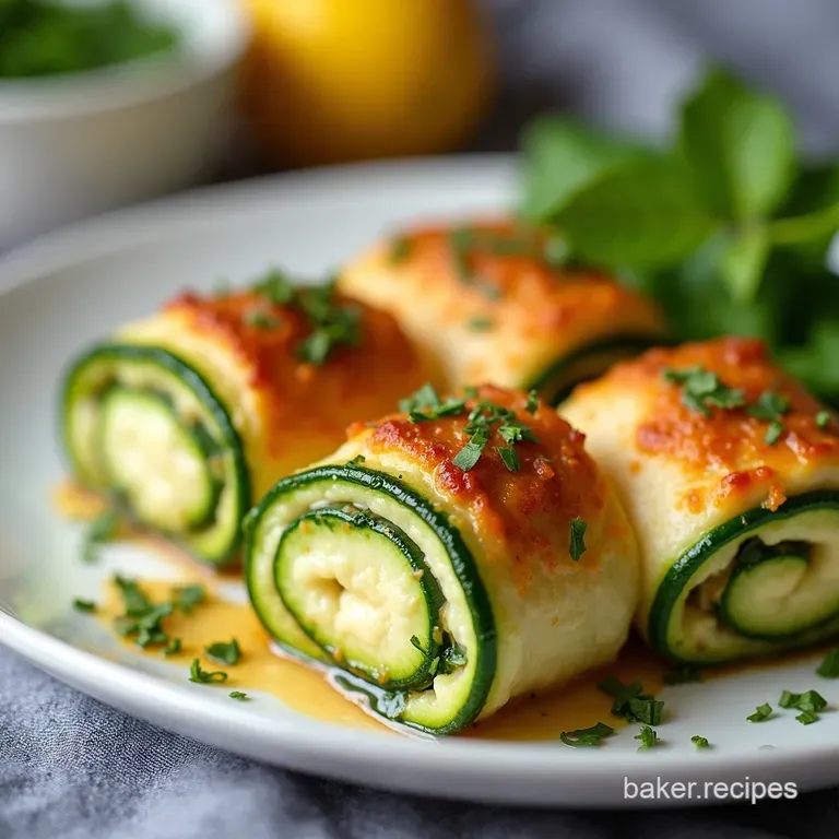 Light Lush LemonHerb Ricotta Zucchini Pinwheels