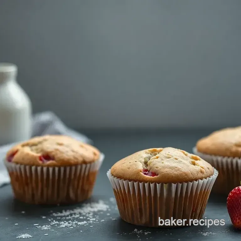 Bake Strawberry Muffins with Guilt-Free Delight