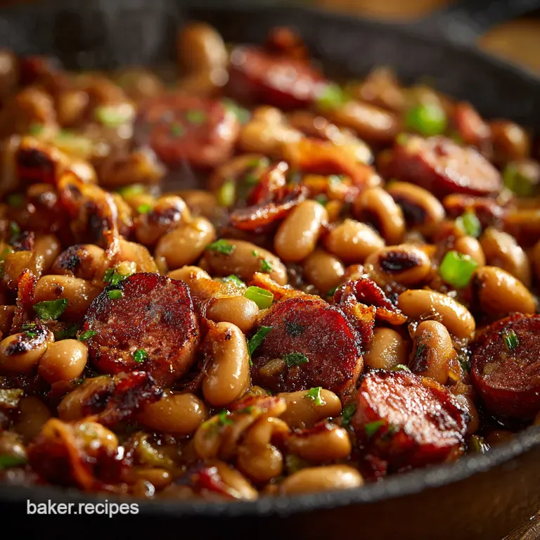 Lucky BlackEyed Pea Andouille Hoppin John