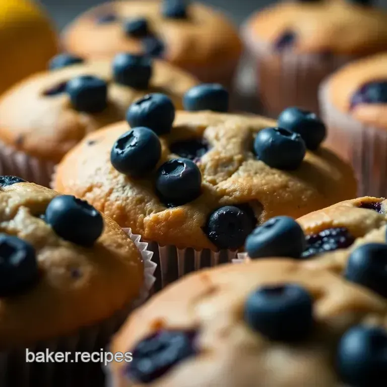 Luscious Lemon Blueberry Gluten-Free Muffins