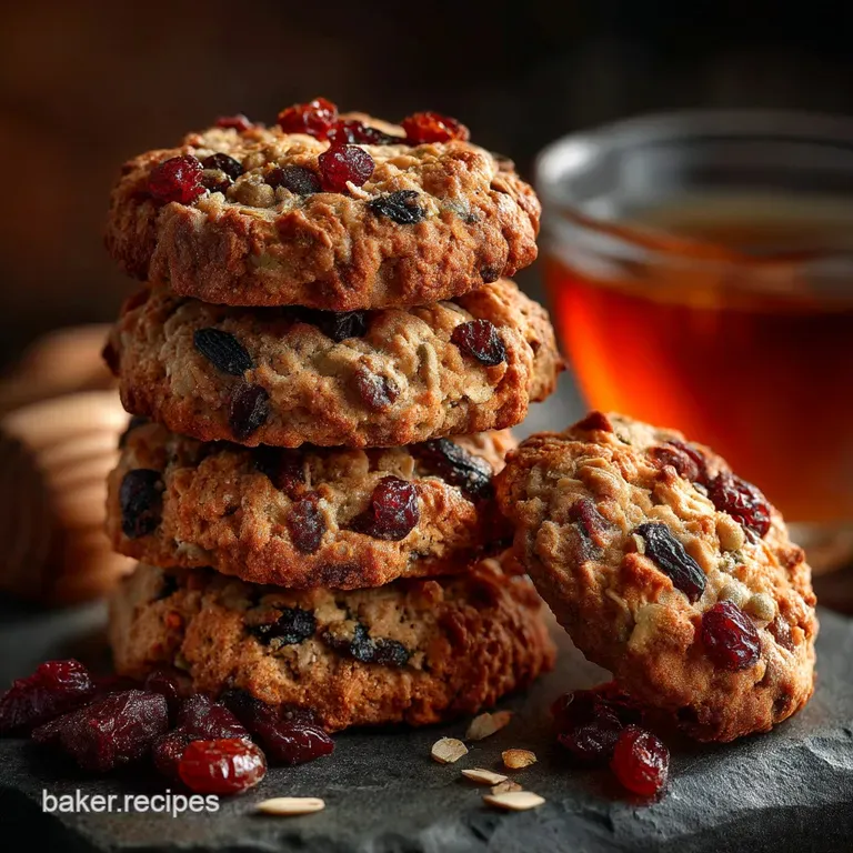 The Ultimate Elevenses Maplesweetened Chunky Granola Power Cookies presentation