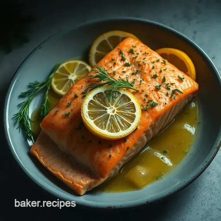 Mediterranean Baked Salmon with Lemon & Herbs