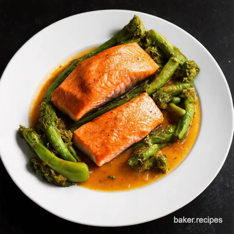 Mediterranean Baked Salmon with LemonHerb Couscous