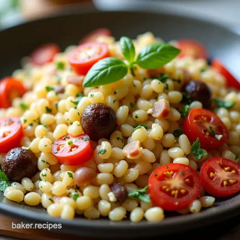 Mediterranean Orzo Salad with LemonHerb Vinaigrette