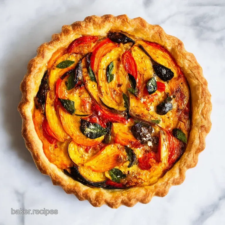 Mediterranean Roasted Vegetable Tart