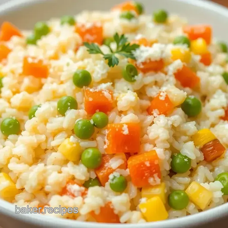 Microwave Risotto with Vegetables in 25 Min
