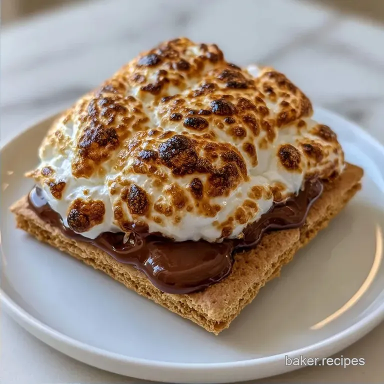 Microwave Smores Recipe in 2 Minutes
