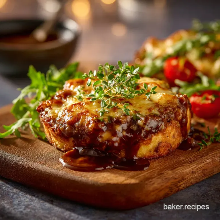 The Full Welsh Hearty Minced Lamb Rarebit on Sourdough presentation