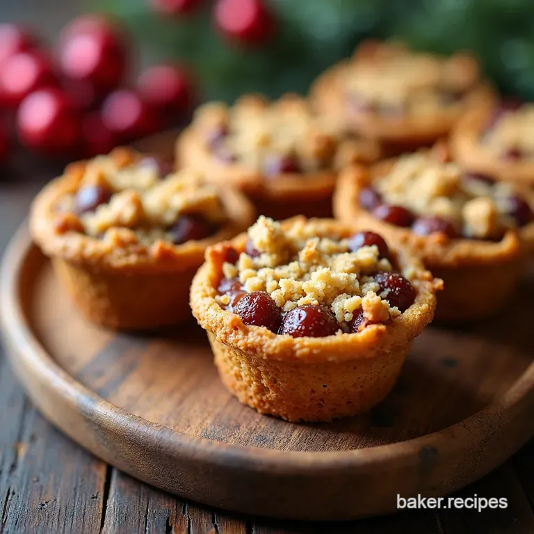 Mincemeat Crumble Tartlets