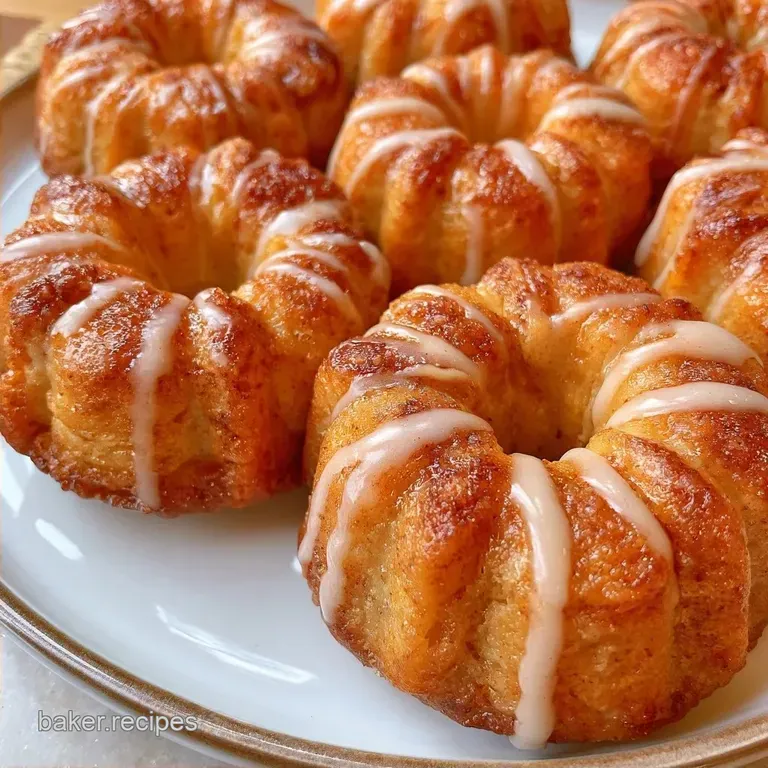 Guilt-Free Mini Apple Bundt Cakes