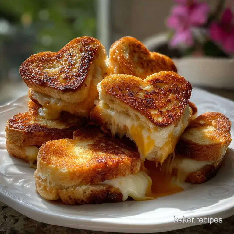 Mini Grilled Cheese Hearts | Ultimate Gourmet Small Bite