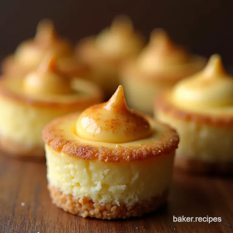 Perfectly Poppable Mini Cheesecakes with Crispy Nilla Wafer Crusts presentation