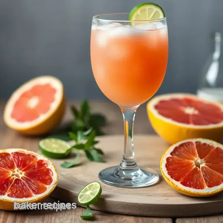 Mix Grapefruit Margaritas with Cucumber Twist presentation