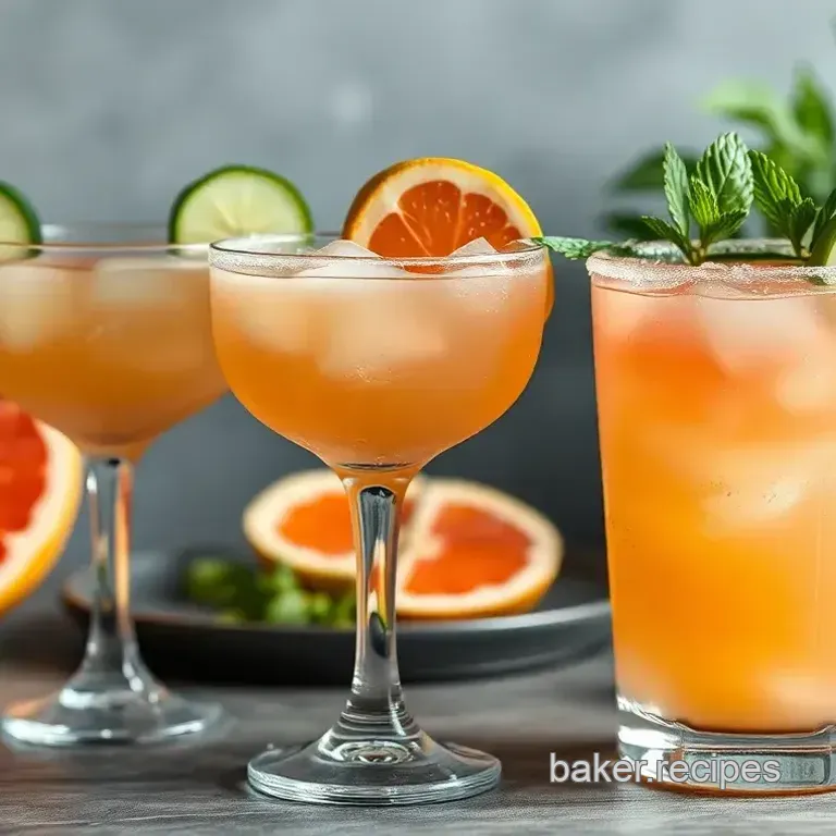 Mix Grapefruit Margaritas with Cucumber Twist