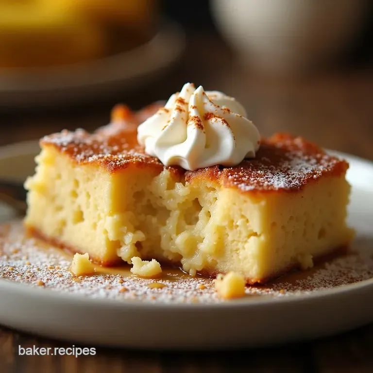 The Ultimate Southern Comfort Banana Pudding Poke Cake presentation