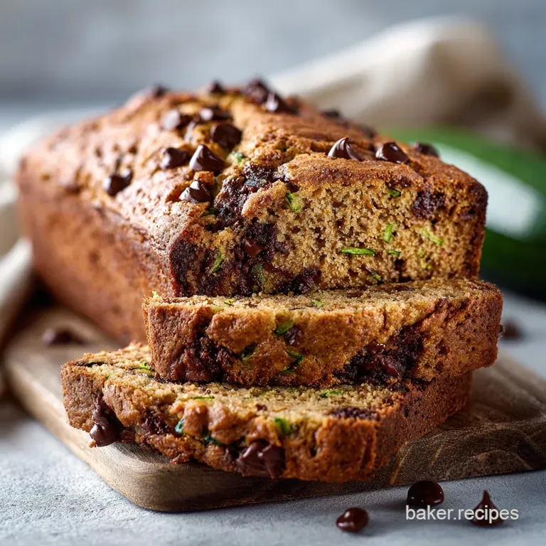 Chocolate Chip Zucchini Bread: the Ultimate Moist Quick Loaf presentation