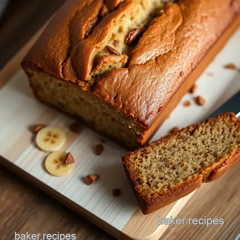 Delicious Homemade Banana Bread presentation