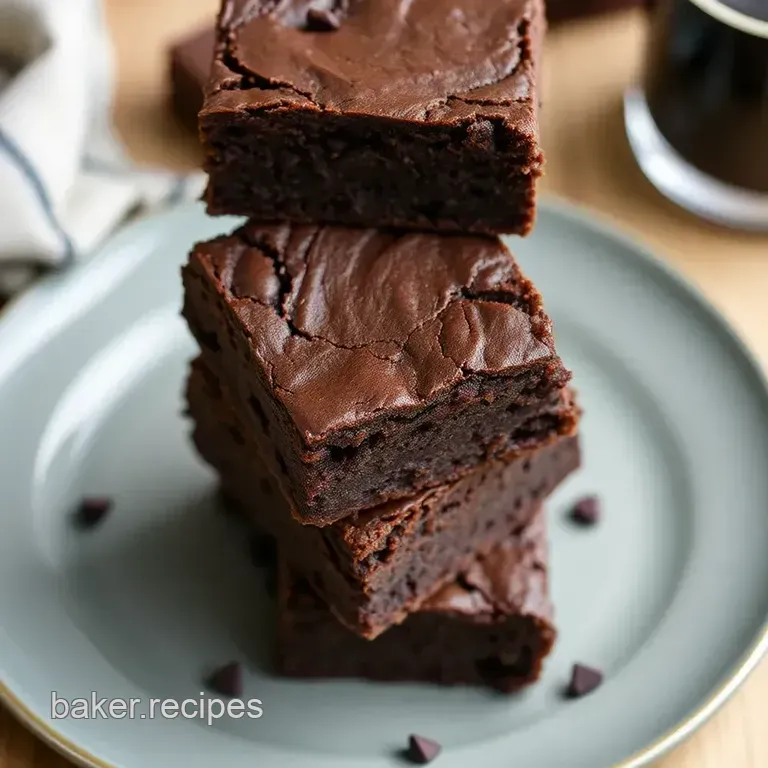 Bake Stout Brownies for Rich Chocolate Bliss presentation