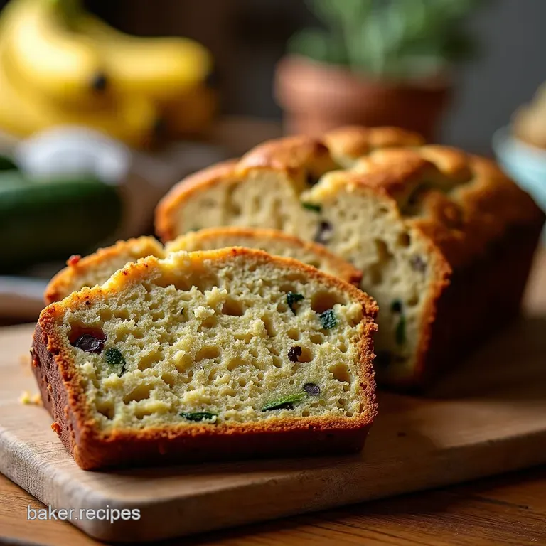 The Ultimate Hidden Veggie Zucchini Banana Bread presentation