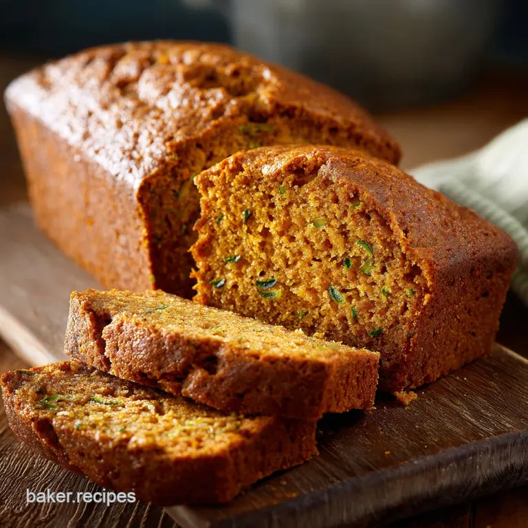 Zucchini Pumpkin Bread: the Ultimate Moist and Heavily Spiced Loaf presentation