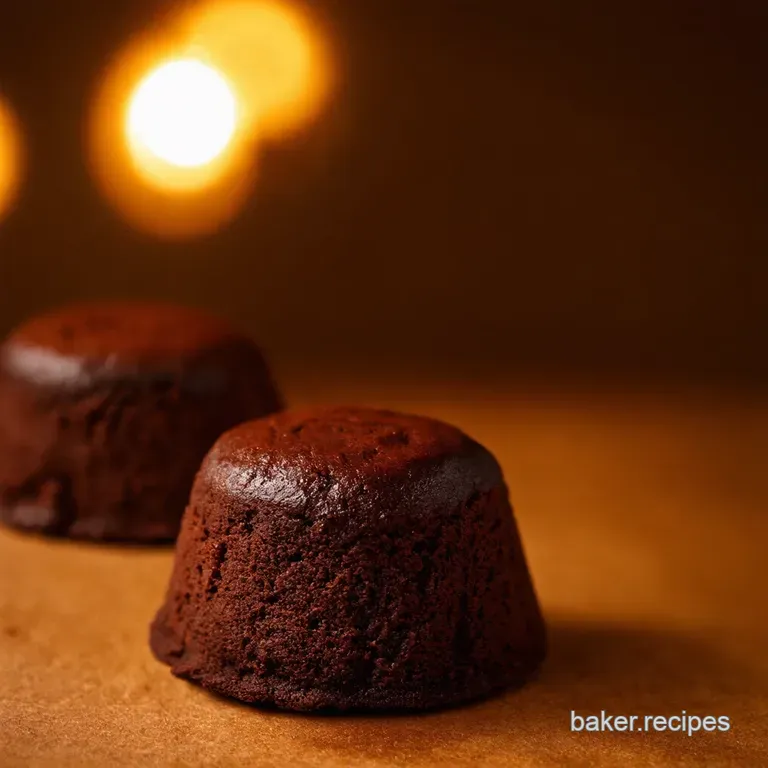 Molten Chocolate Lava Cakes presentation