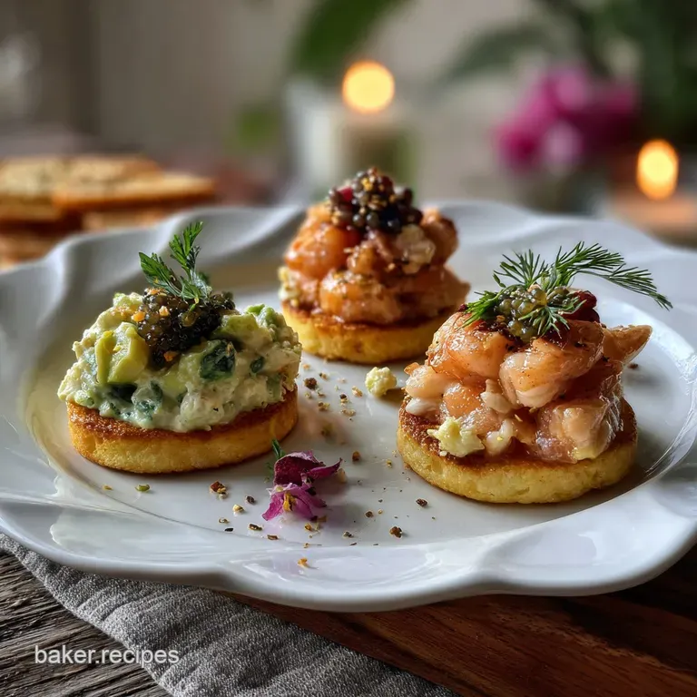 New Years Appetizers: Three-Tier Party Spread