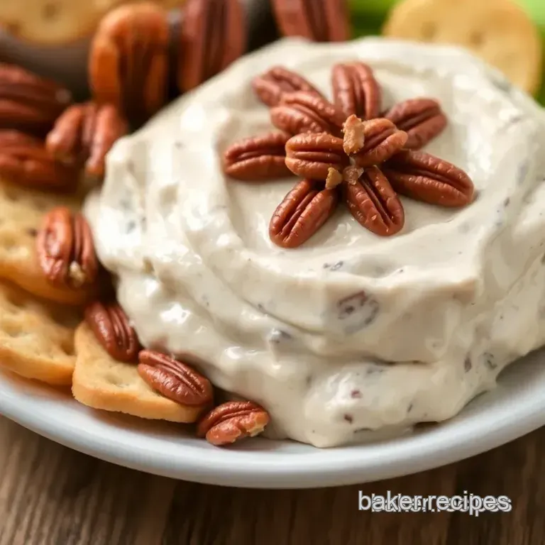 No Bake Pecan Pie Dip presentation
