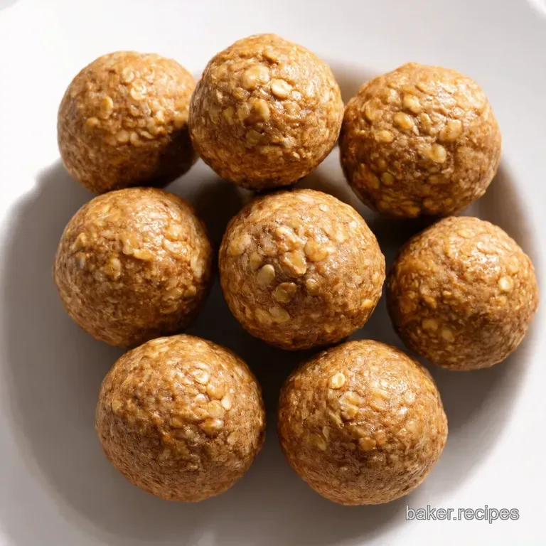 NoBake Oatmeal Energy Balls Bostin Bites