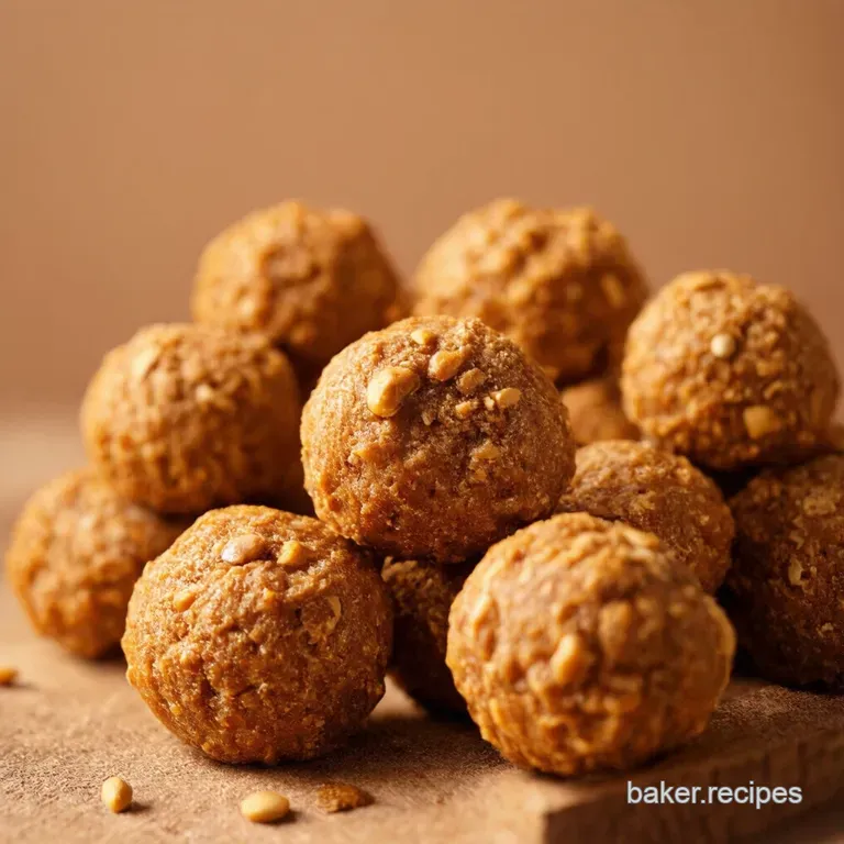 Nobake Peanut Butter Chocolate Chip Energy Balls presentation